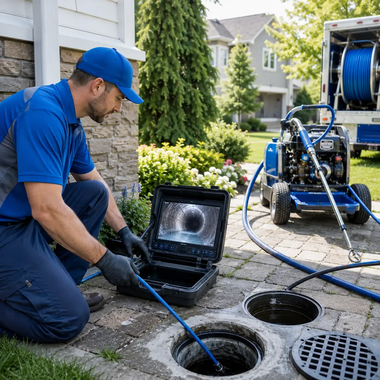 Outdoor drain cleaning professionals serving New Brighton, PA